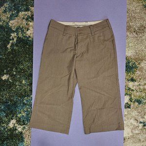 Maurices Stretch Khaki Wide Straight Ankle Pants - Size 5/6